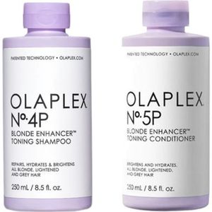 Olaplex No.4P Blonde Enhancer Toning Shampoo 250ml + 5P Blonde Enhancer Toning Conditioner 250ml
