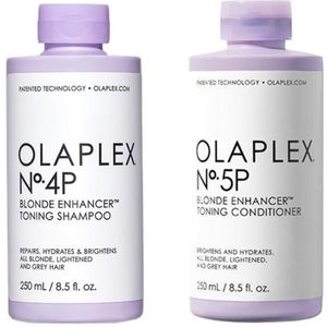 Olaplex No.4P Blonde Enhancer Toning Shampoo 250ml + 5P Blonde Enhancer Toning Conditioner 250ml