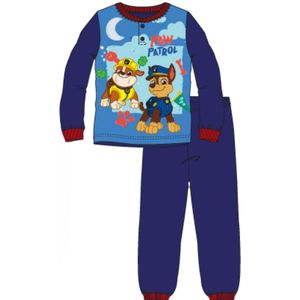 PAW Patrol Pyjama - Fleece - Donkerblauw - Maat 98