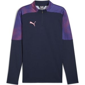 Puma Final Sweatshirt Met Halve Rits Paars L Man