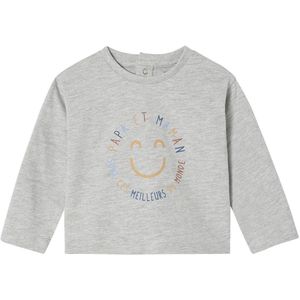 Vertbaudet - T-shirt - Baby - Geplaatste Print - Lange Mouwen