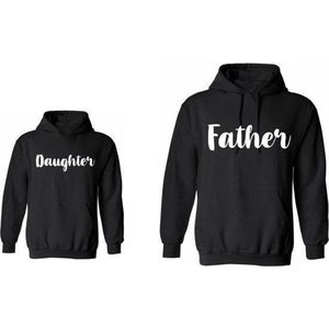 Hoodie voor Vader-Daughter Father-Maat S