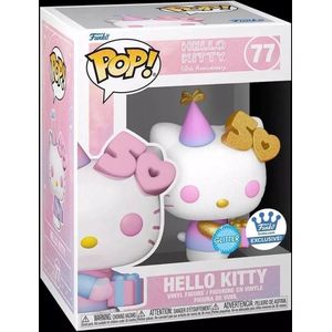 Funko Pop! Hello Kitty with Present 50th Anniversary - Glitter Exclusive Special Edition