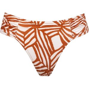 Watercult - Organic Moderns Bikini Broekje - maat 40 - Oranje/Wit