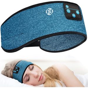 Equivera Slaapmasker Bluetooth - Slaap Koptelefoon - Hoofdband met Speakers - Mannen en Vrouwen - Slaapmasker met Speakers - 100% Verduisterend - Incl. White Noise en Binaural Beats