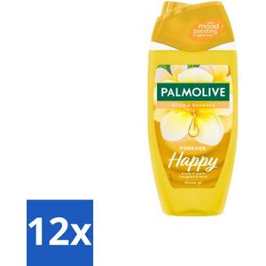 12 x Palmolive Douchegel Aroma Essence Forever Happy 250 ml - Douchegel - Frangipani - Neroli - Palmolive - Aroma Essence