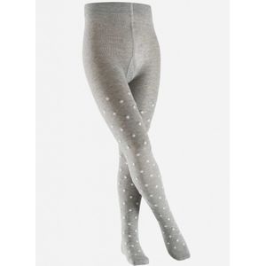 Falke maillot maat 152/164 grijs melee met glitter dots