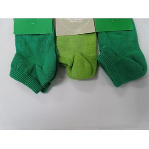 Sokken - 3 Pack - Sokka - Groen - Effen 86/92