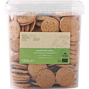 Alex Meijer Hazelnootkoekjes, BIO - Emmer 1,3 kilo