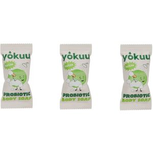 YOKUU Probiotische Body Soap Matcha - 3 Parels - Lichaamszeep met 100% Natuurlijke Ingrediënten