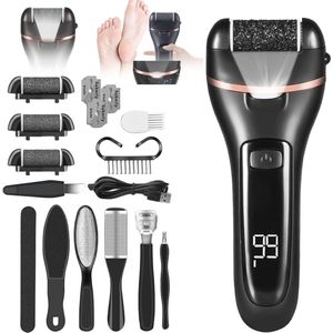 Waterdichte Elektrische Eeltverwijderaar met Led Indicatie - 10-in-1 Pedicure Set voor Voetverzorging