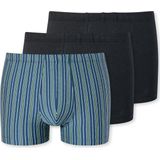 SCHIESSER 95/5 boxer (3-pack) - heren short biologisch katoen gestreept multicolor - Maat: XL