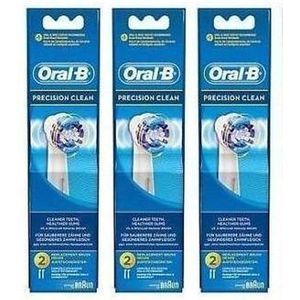 Oral-B Precision Clean - 3 x 2 stuks - Opzetborstels - Voordeelverpakking