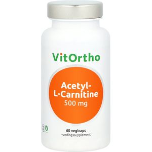 VitOrtho - Acetyl-L-Carnitine - 500mg - 60 Vegetarische Capsules
