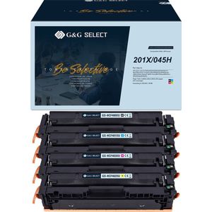 G&G Select XL Premium Toner - HP 201A 201X - Canon 045 045H - 4 Kleuren