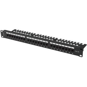 LANBERG - PPUA-1124-B - UTP Patch Panel - 24-Poorts - 1U 19-inch