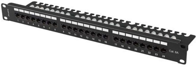 LANBERG - PPUA-1124-B - UTP Patch Panel - 24-Poorts - 1U 19-inch