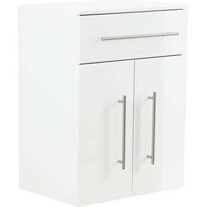 Badkamerkast Britt Wit - MDF - Breedte 53 cm - Hoogte 72 cm - Diepte 36.7 cm