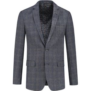 Gents - Colbert tweedlook ruit blauw - Maat 26