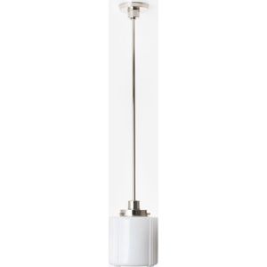 Hanglamp Vintage High 20's Nikkel - Art Deco Trade