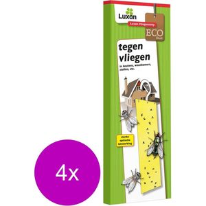 Luxan Vliegenstrip - Insectenbestrijding - 4 x 2 stuks
