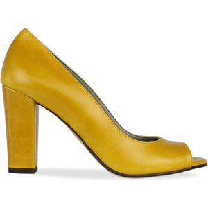 Noë Shoes Nicoline Peeptoe Mustard
