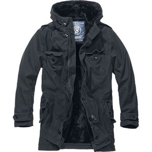Brandit - Parka - Winterjas - Zwart - 100% Katoen