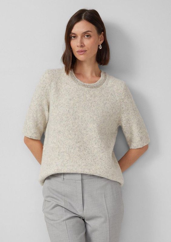 s.Oliver - Strickpullover - Zacht - Korte Mouwen