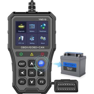 Universele OBD2 Scanner en Batterij Tester voor Auto - Foutcode Lezer met Diagnostische Functies voor 1996 en Nieuwer