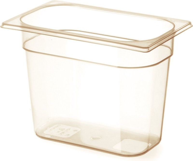 Hendi Gastronorm bak - hoge temperatuurbestendigheid - 1,7L - transparant - 265x162x65mm