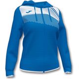 Sporttrui joma supernova hoodie jas royal-witblauw xs