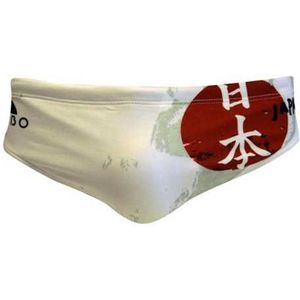 Turbo Japan Flag Zwemslip Wit 12-24 Months Jongens