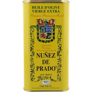 Nunez De Prado Olijfolie Extra Vierge Bio Blik 1 Liter