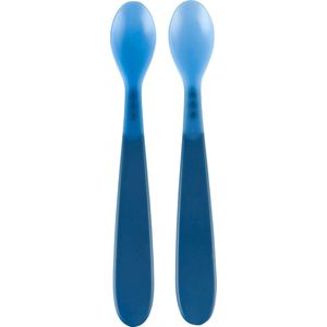 Etos baby lepeltjes - warmtegevoelig - blauw - bpa vrij - 2 Stuks