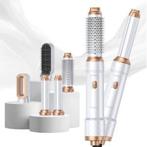 5-in-1 Airstyler – Multistyler voor Kort & Lang Haar – Föhnborstel – Haardroger – Warmteborstel – Krulborstel – Ionisch
