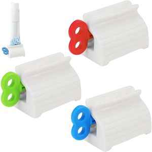 Toothpaste Squeezer Set - Tube Pincher, Dispenser, Cutter, Rolling Squeegee