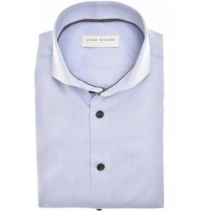 John Miller - Overhemd - Lichtblauw - Normale Fit
