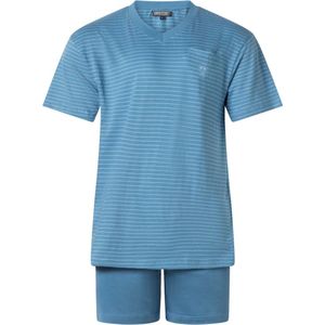 Outfitter heren shortama - maat L - V-hals - Cameltrip desert - blauw