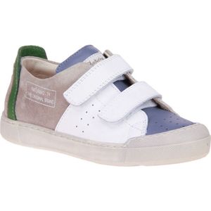 Naturino Trajan Wit-Grijze Velcroschoen