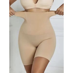 Shapewear - Corrigerend ondergoed - High-Waist - Met pijpjes - Beige - M/L - Corrigerend ondergoed - Shape wear - Shapen - Boxtershort - Corrigerend ondergoed met korte pijpjes - CHPN