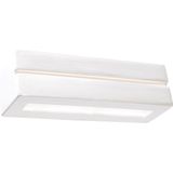 Wandlamp Vega Line gips wit