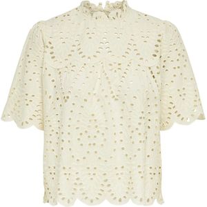 ONLY - ONLNYLA LIFE SS ANGLAISE TOP WVN - Dames - Shirts
