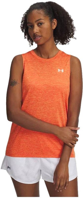 Under Armour - Tech Tank Twist - Sportshirt - Oranje
