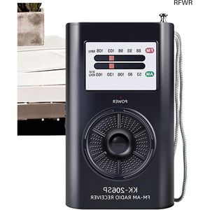 RFWR® Pocketradio voor AM/FM Ontvangst - Draagbare Radio voor Muziek en Nieuws