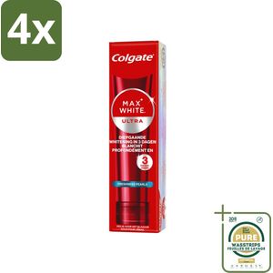 Colgate - Tandpasta - Max White - Ultra Freshness Pearls Whitening - 75 ml - Voordeelverpakking - 4 stuks - Colgate - Whitening