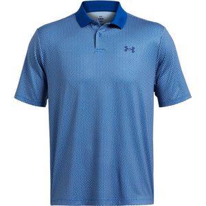 Under Armour Polo Shirt Ua Matchplay Printed Polo Red 435-M (US MD)
