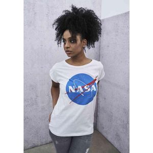 Mister Tee NASA - NASA Insignia Dames T-shirt - XS - Wit