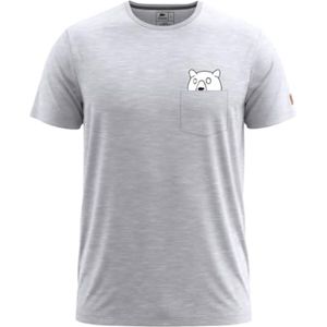 Rock 'n Roll T-shirt met borstzak en beer - Comfortabel en robuust Funshirt