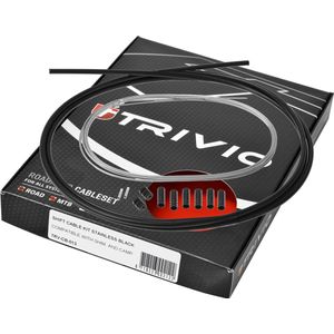 Trivio - Derailleur Kabelset RVS Compleet Zwart