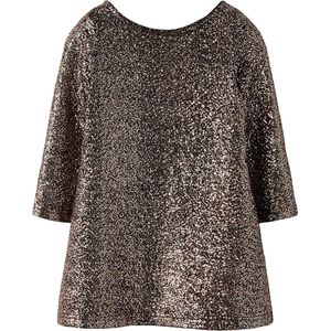 Jerseyjurken - Regular Fit Jurk - Lange Mouwen - Ronde Hals - Strik